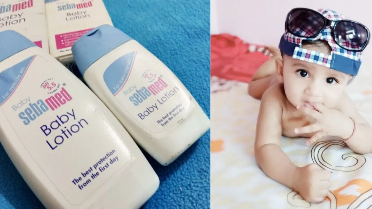 29036 baby with lotion