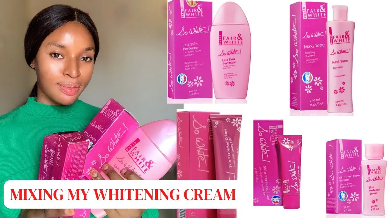 29119 whitening cream mixture sun protection